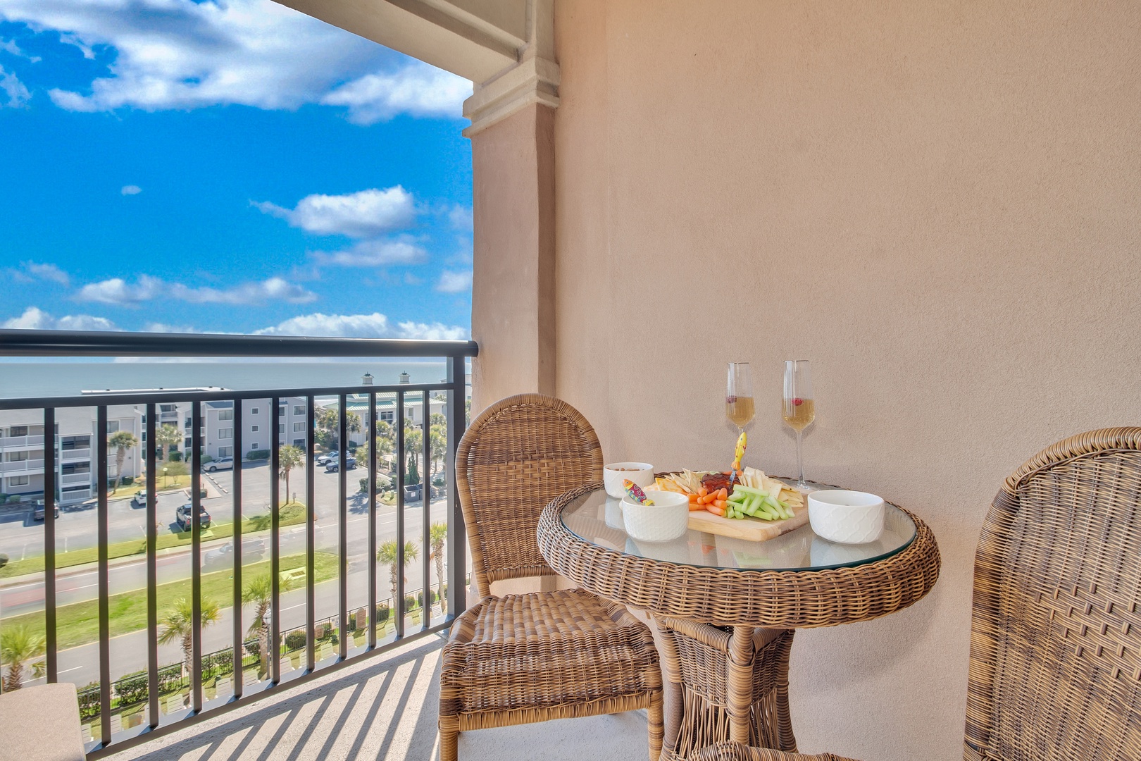 Balcony Table with Two Chairs