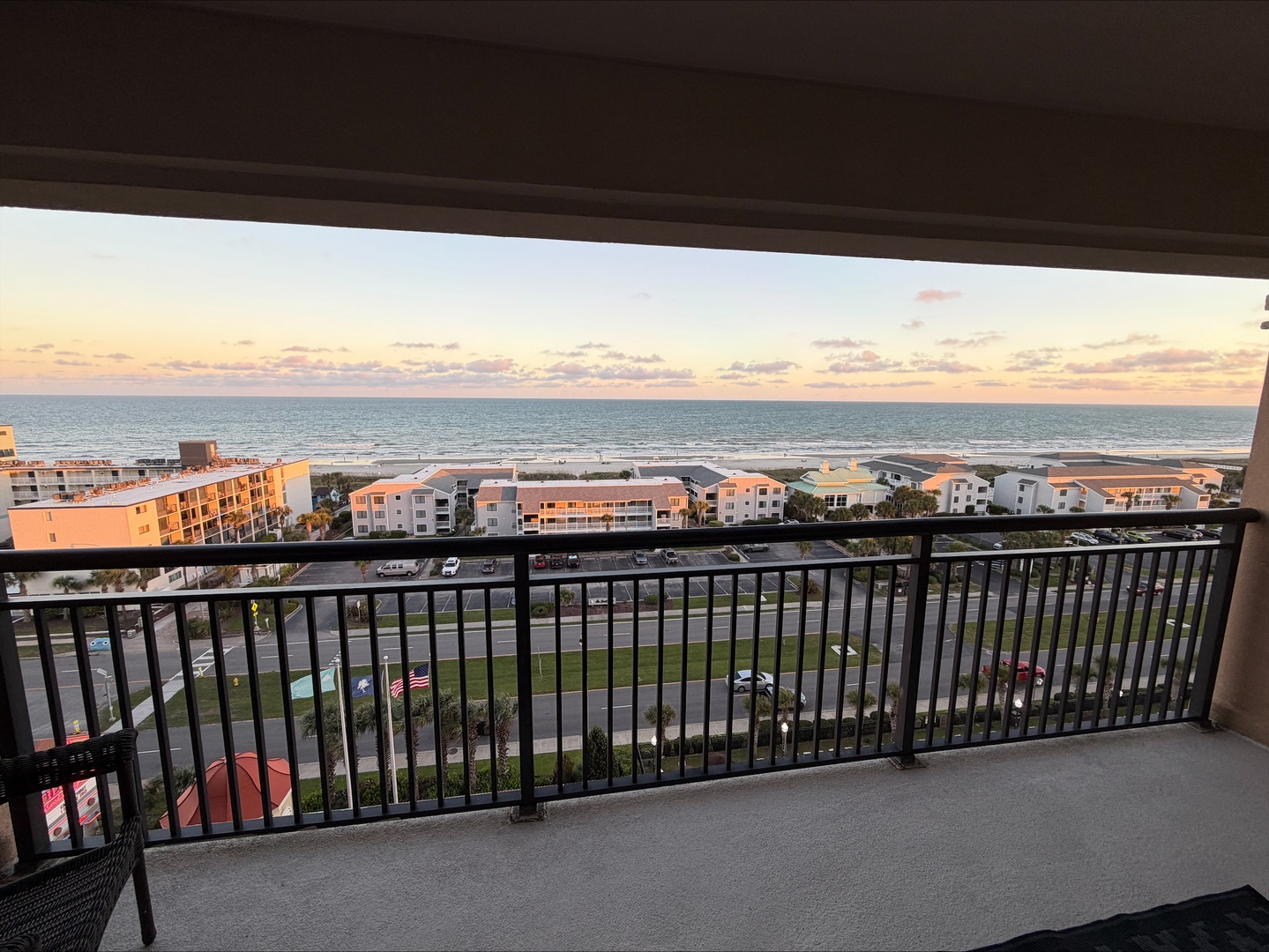 Watch the sky blush with color from your private balcony as the sun sets over the sparkling ocean—a breathtaking view that makes every evening memorable.