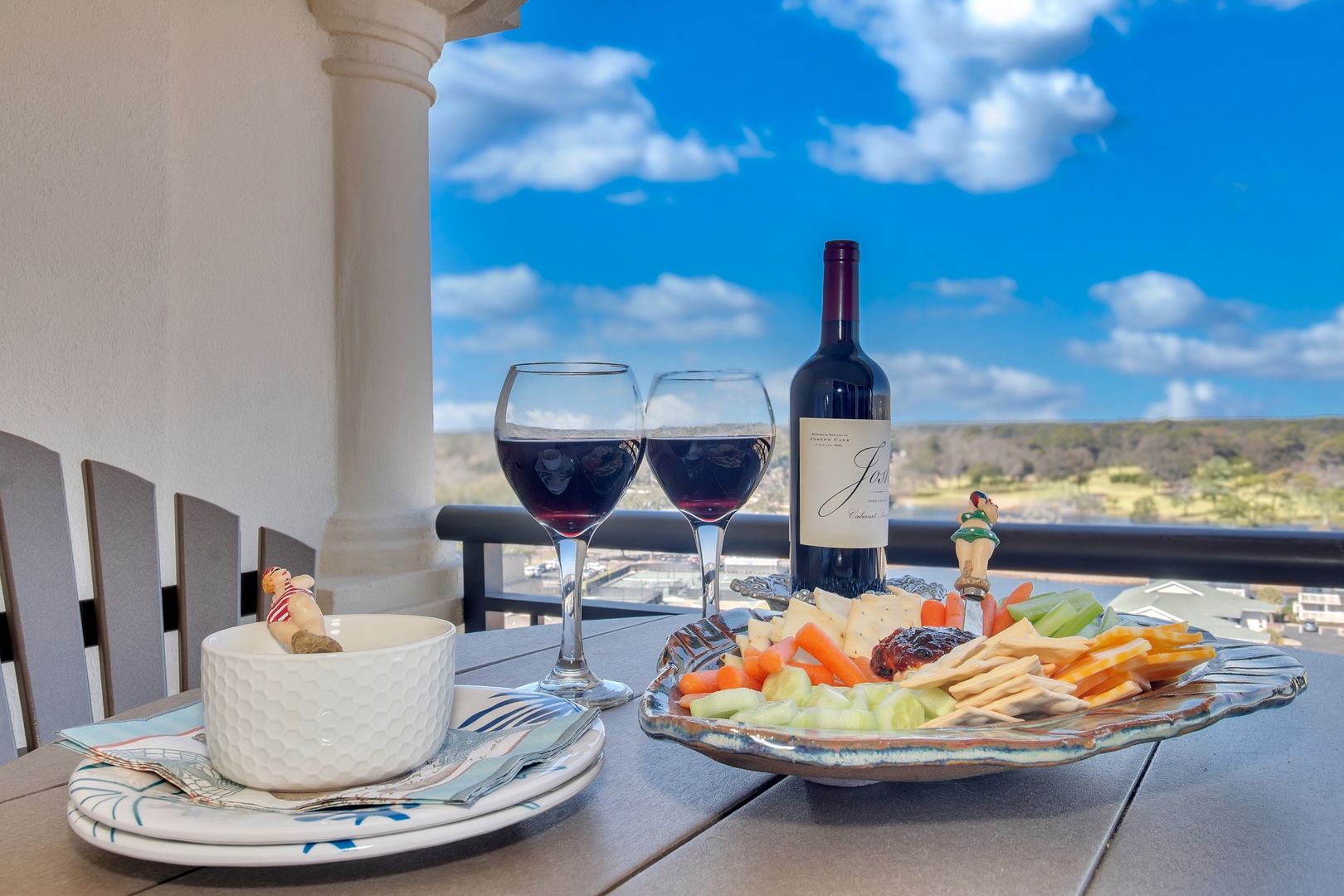 Balcony Wine and Charcuterie