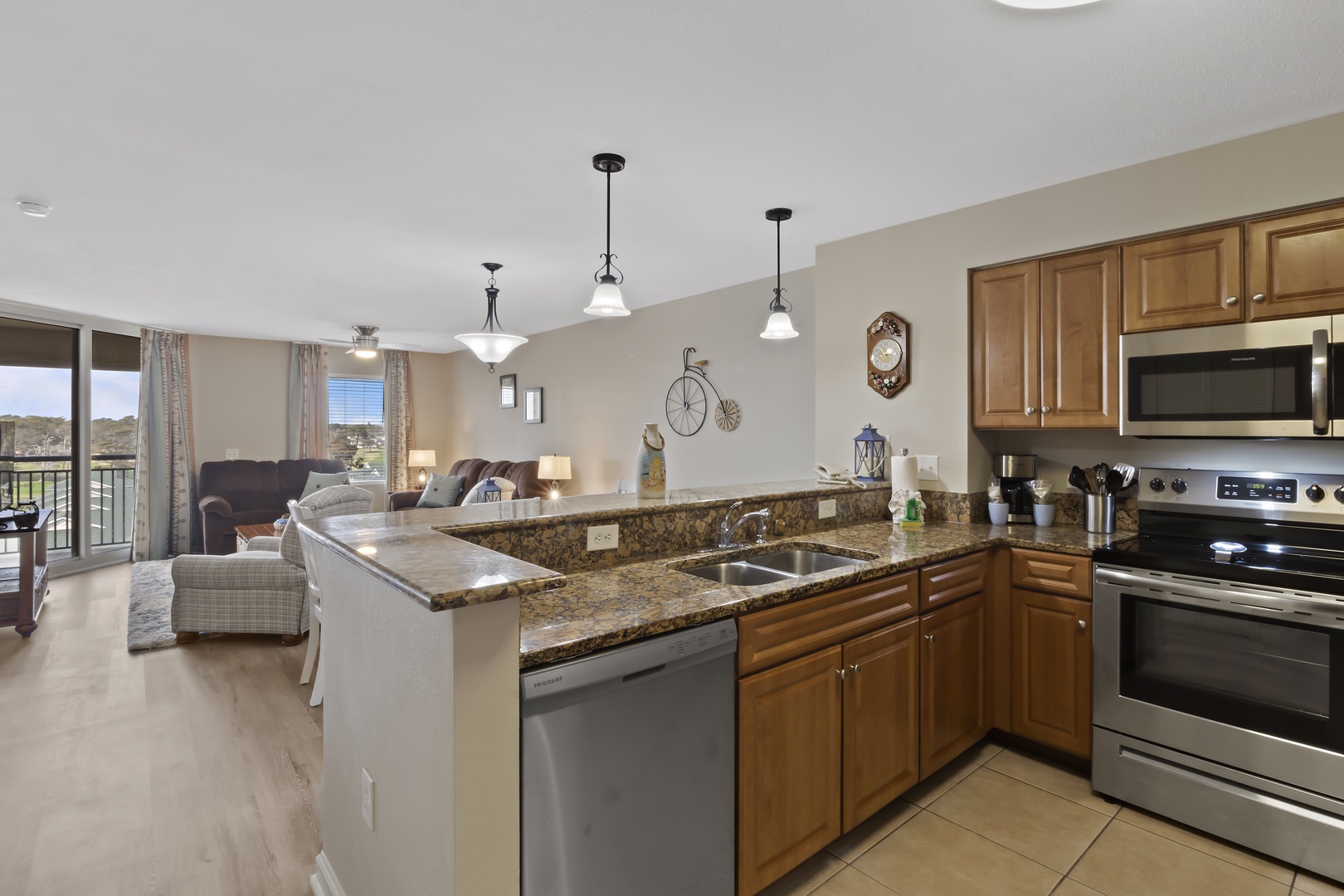 Your open kitchen flows into the living area, perfect for cooking while staying connected with everyone.