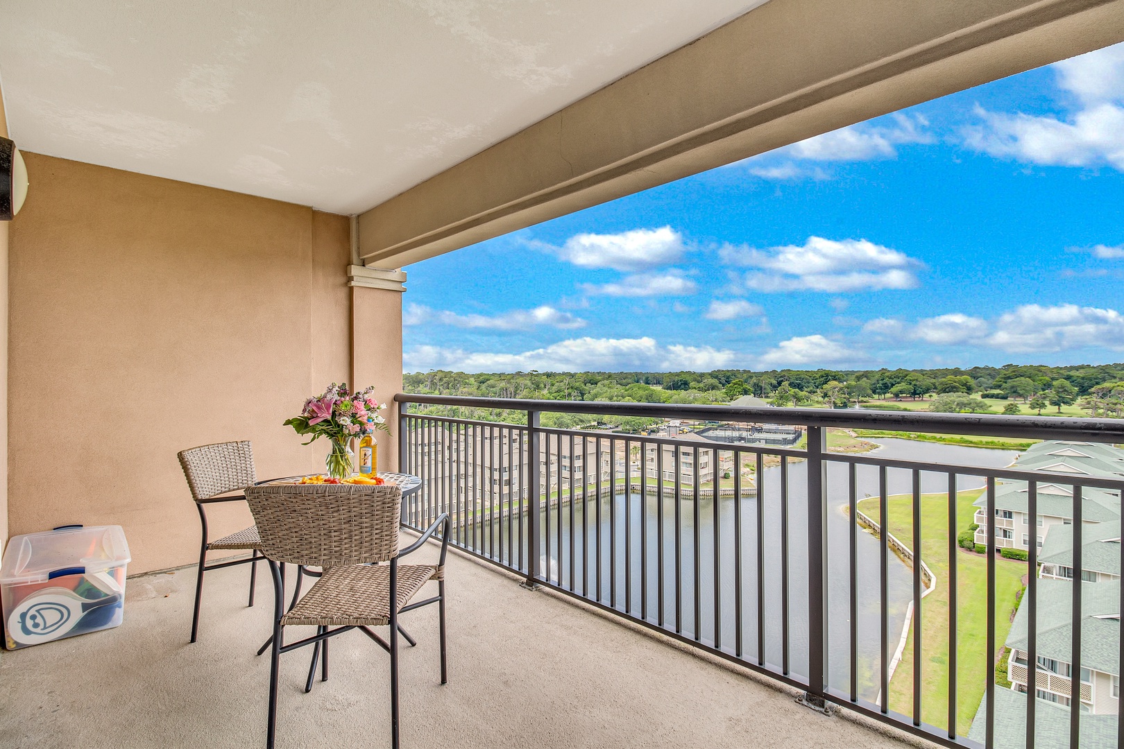 Balcony View of Lake