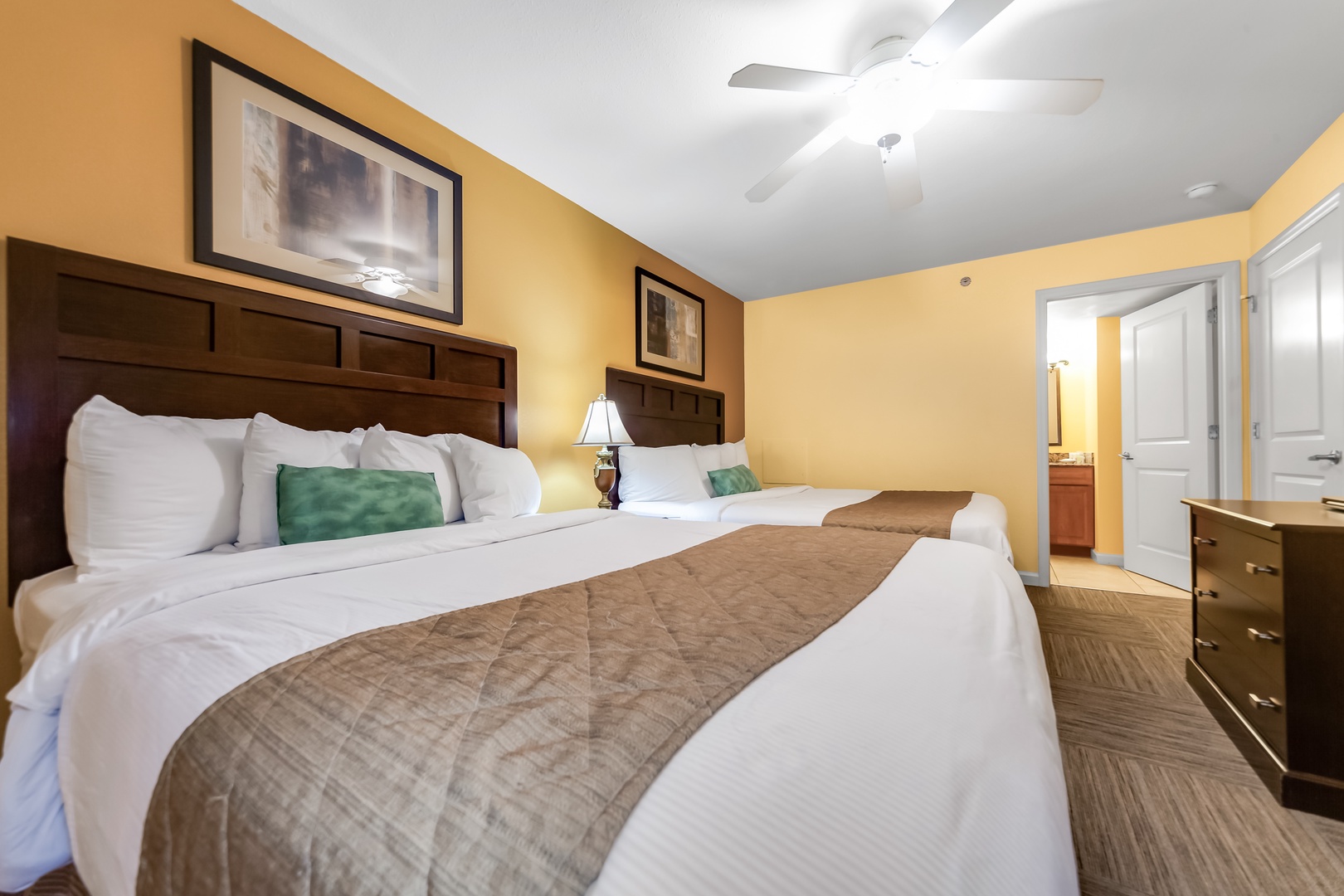 Double Queen Bedroom with Bathroom