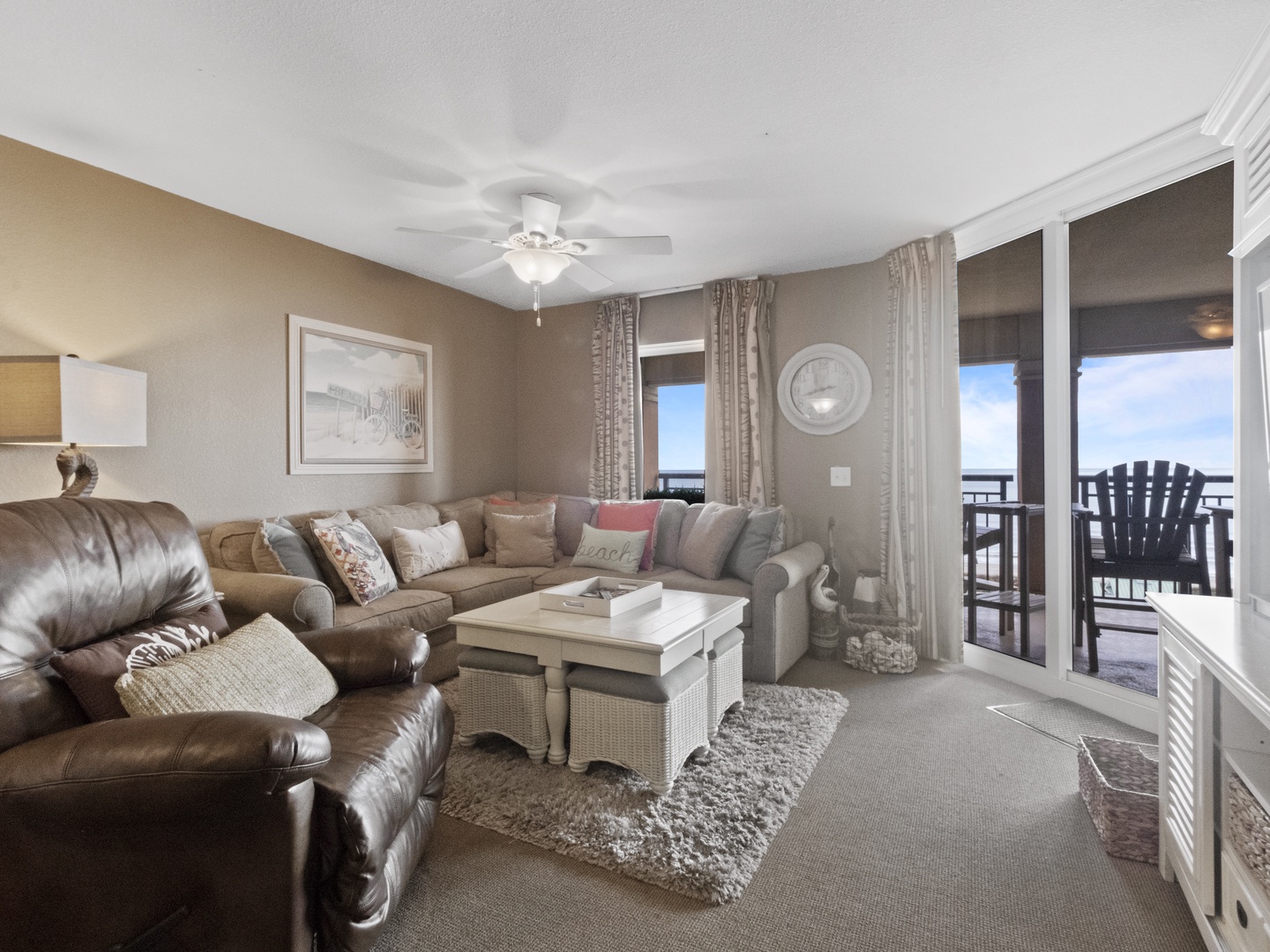 Living Area access to balcony