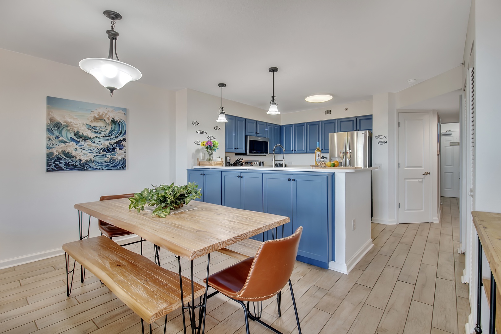 Dining Area into Kitchen
