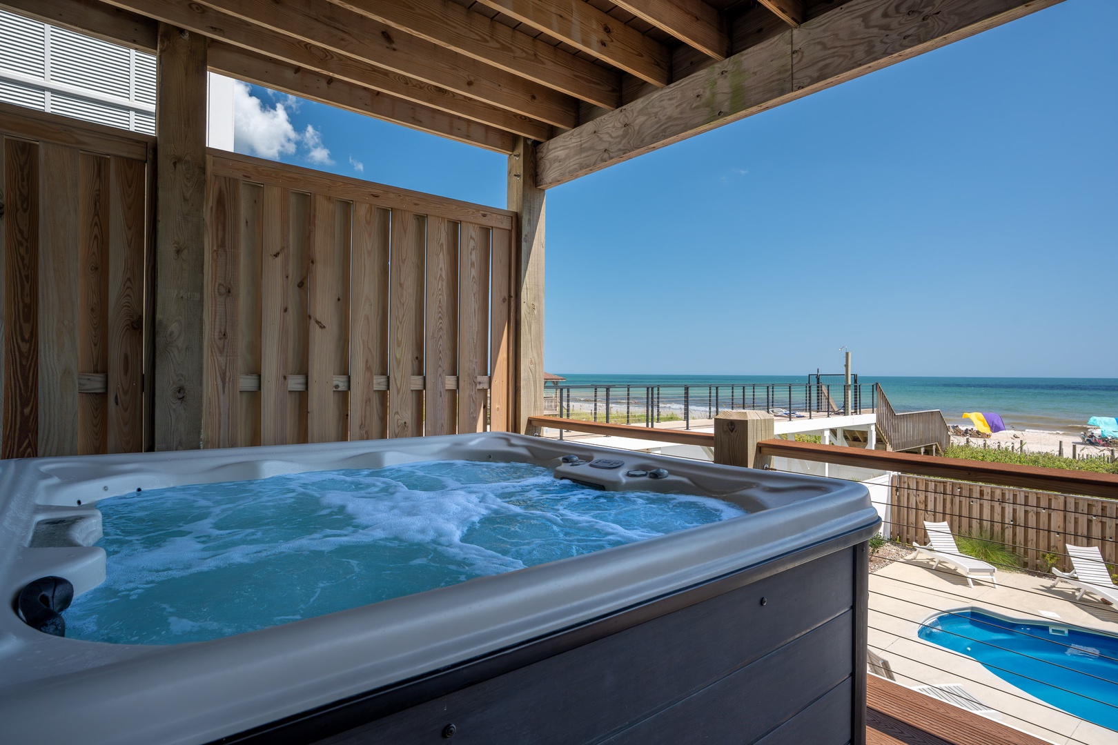 Oceanfront Hot Tub