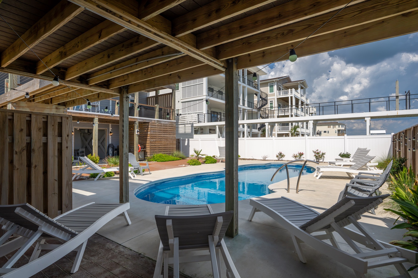 Covered Poolside Patio