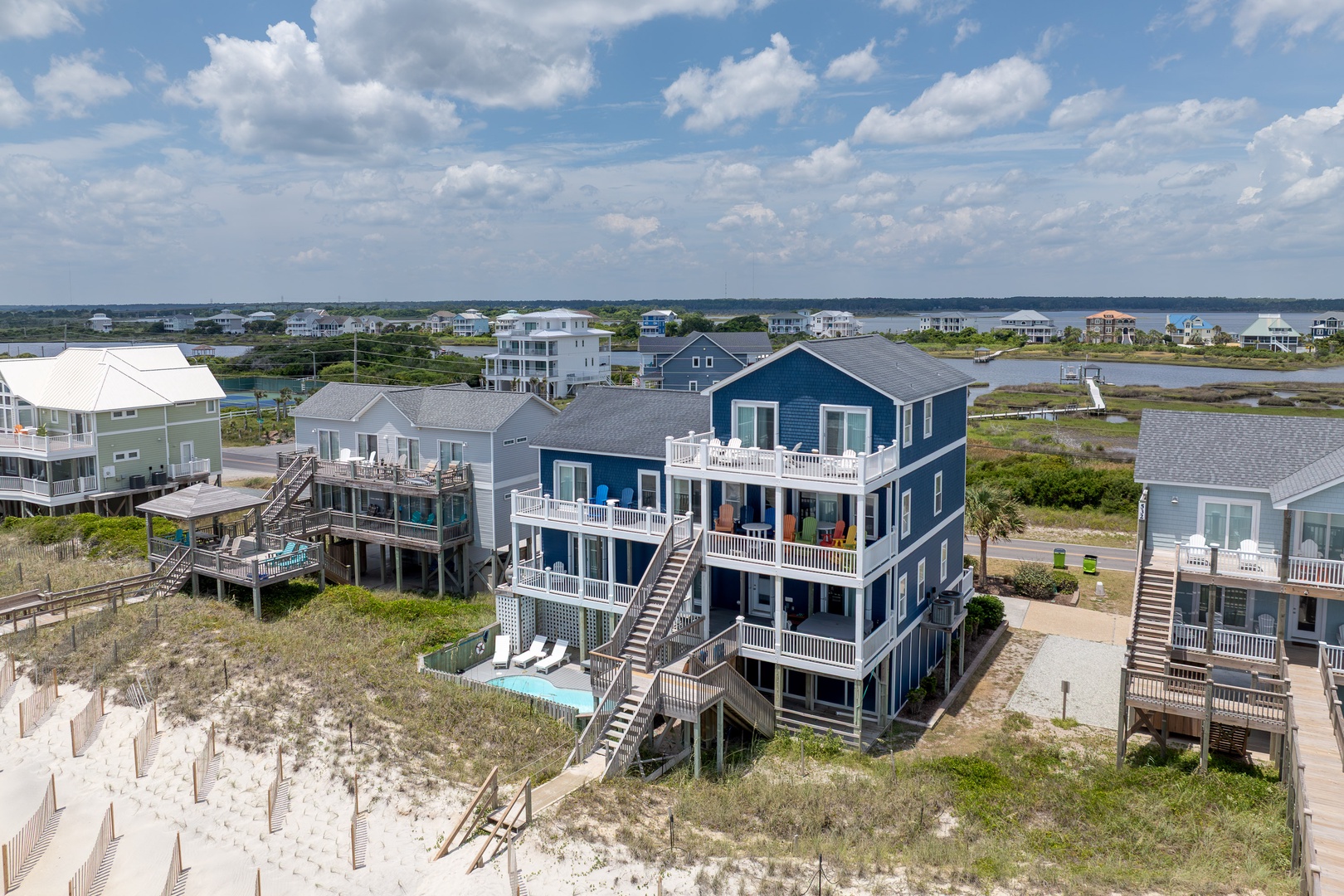 Beachfront aerial