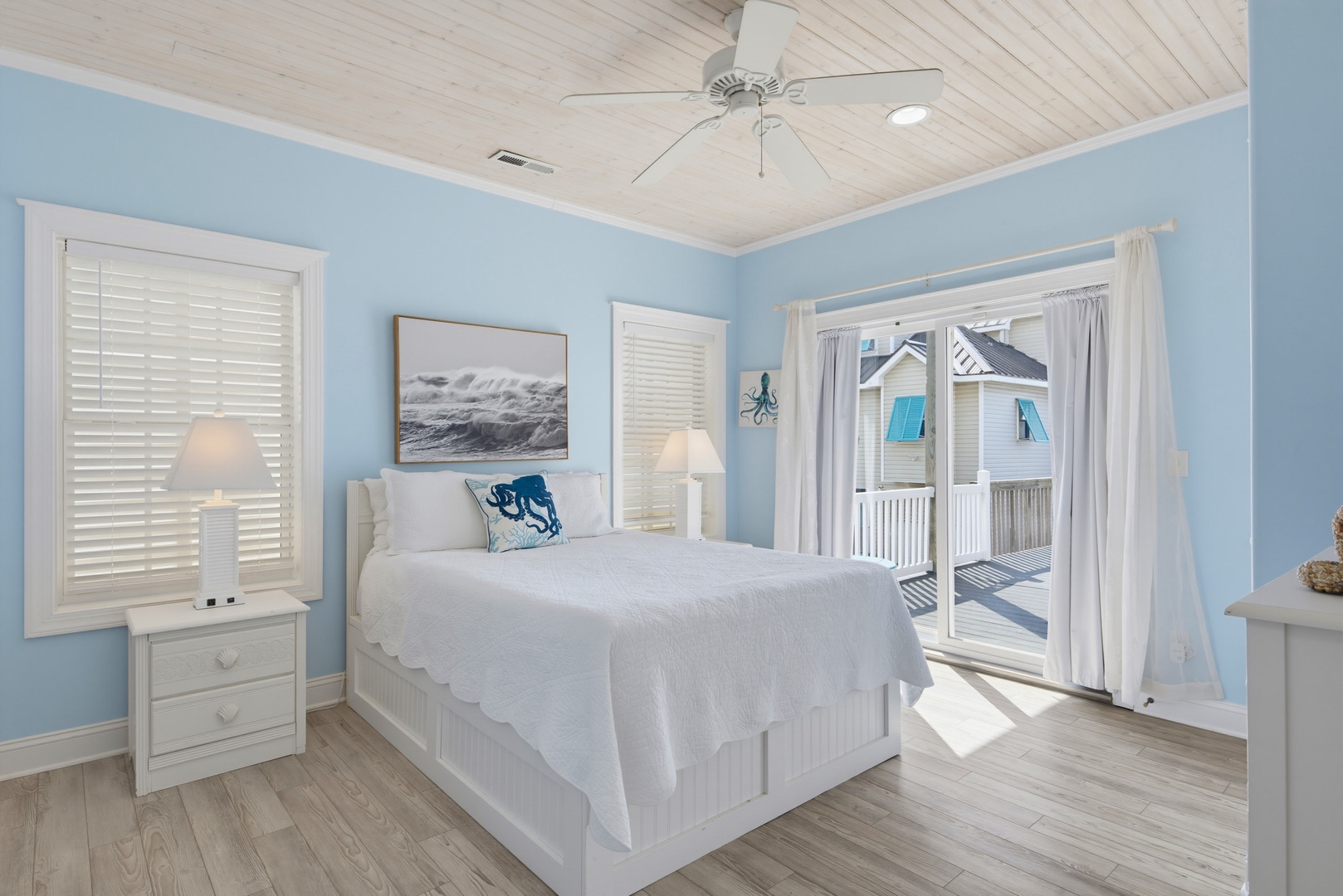 Blue Queen Bedroom