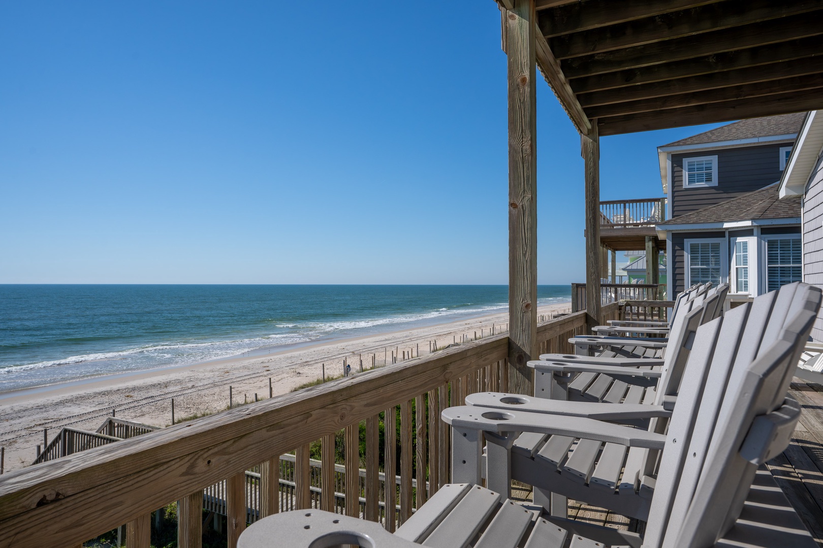 Deck Chairs Beach View