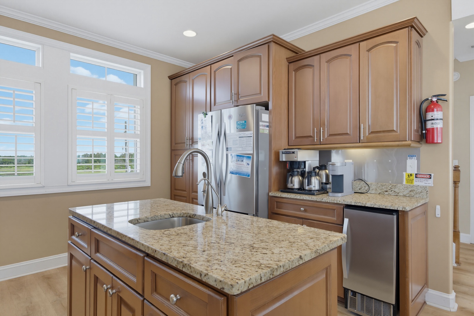 Kitchen and Refrigerator