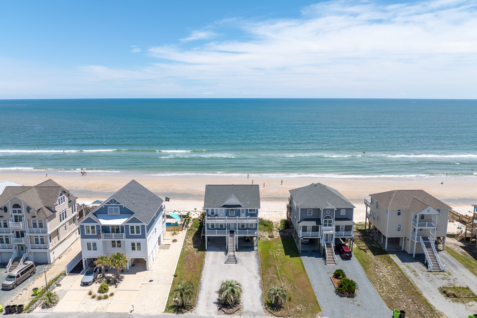 Aerial Oceanfront Home