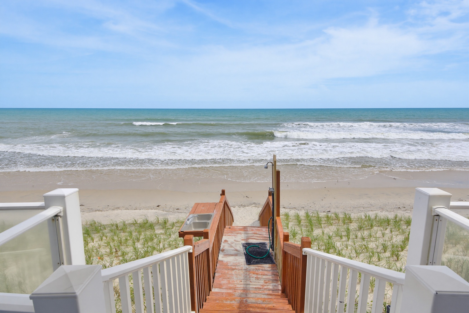 Direct beach access