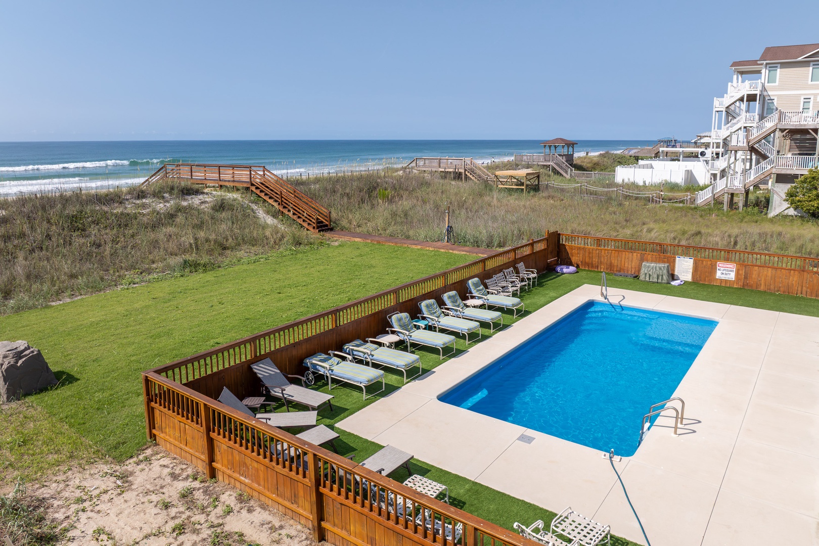 Pool and shoreline