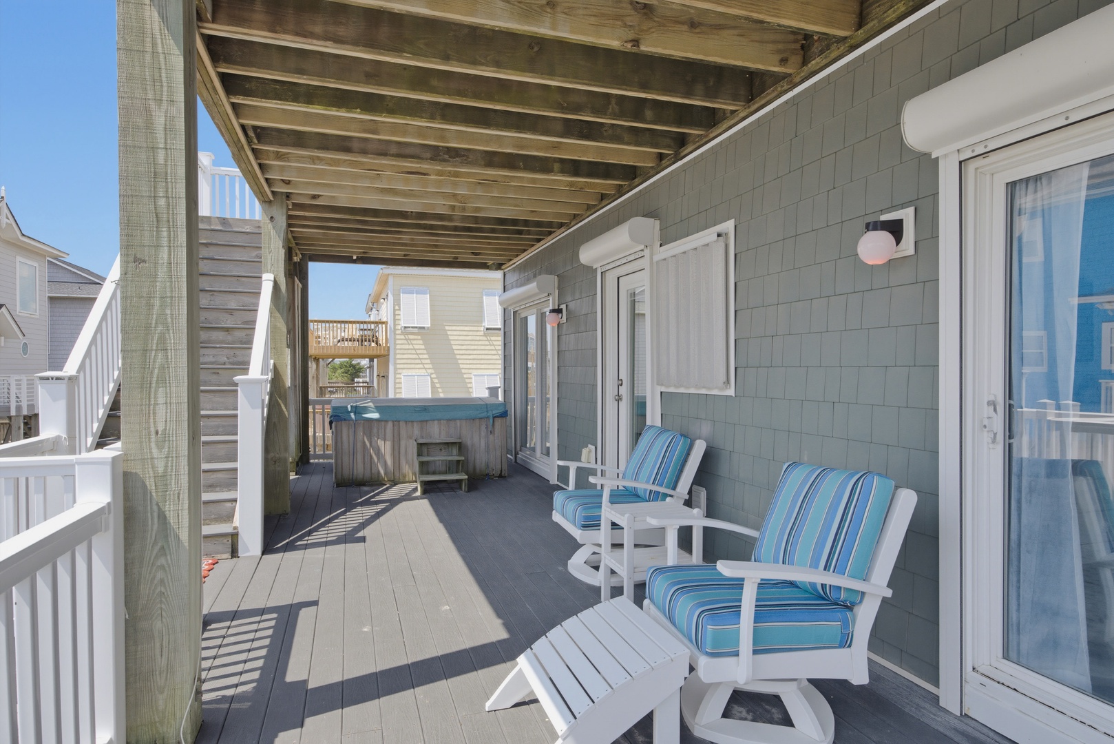 Deck and Hot Tub