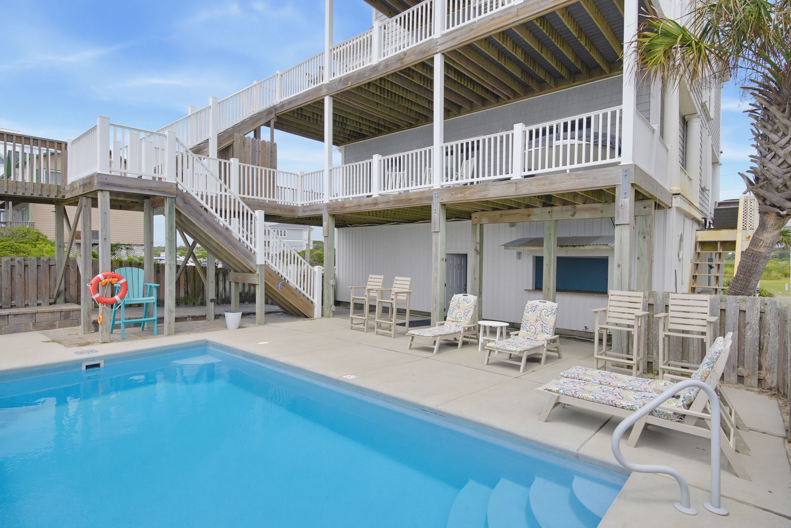 Pool and Covered Deck