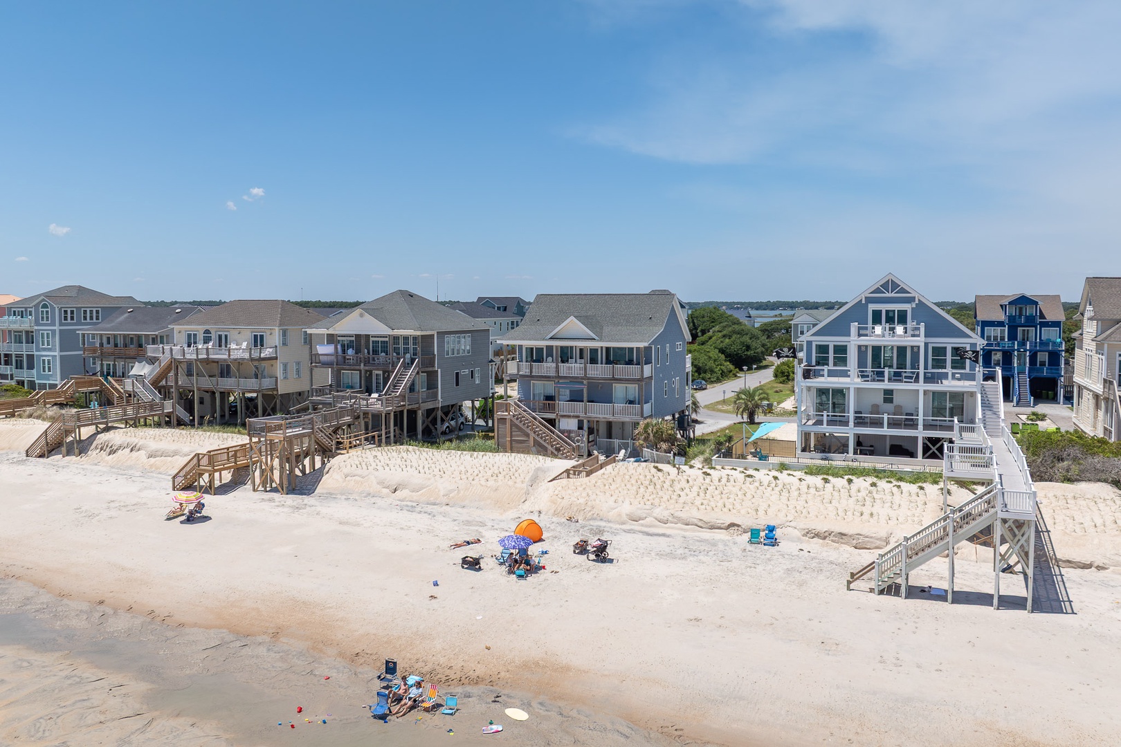 Beachfront House Telephoto
