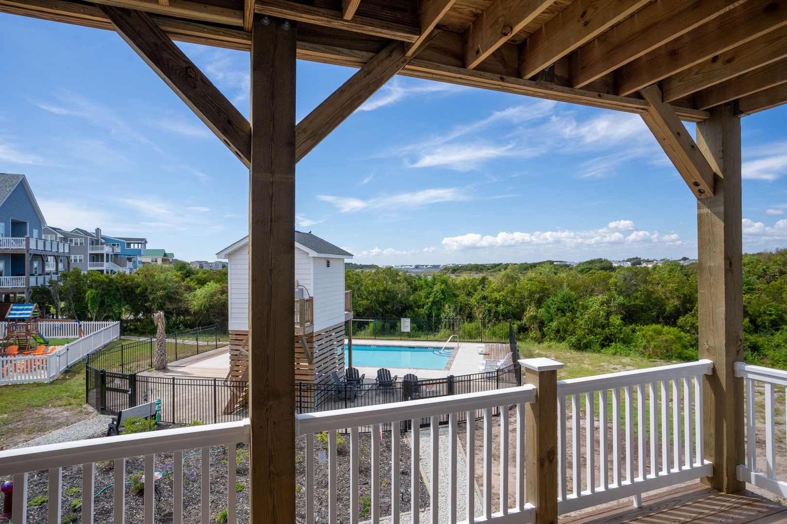 Covered Pool View