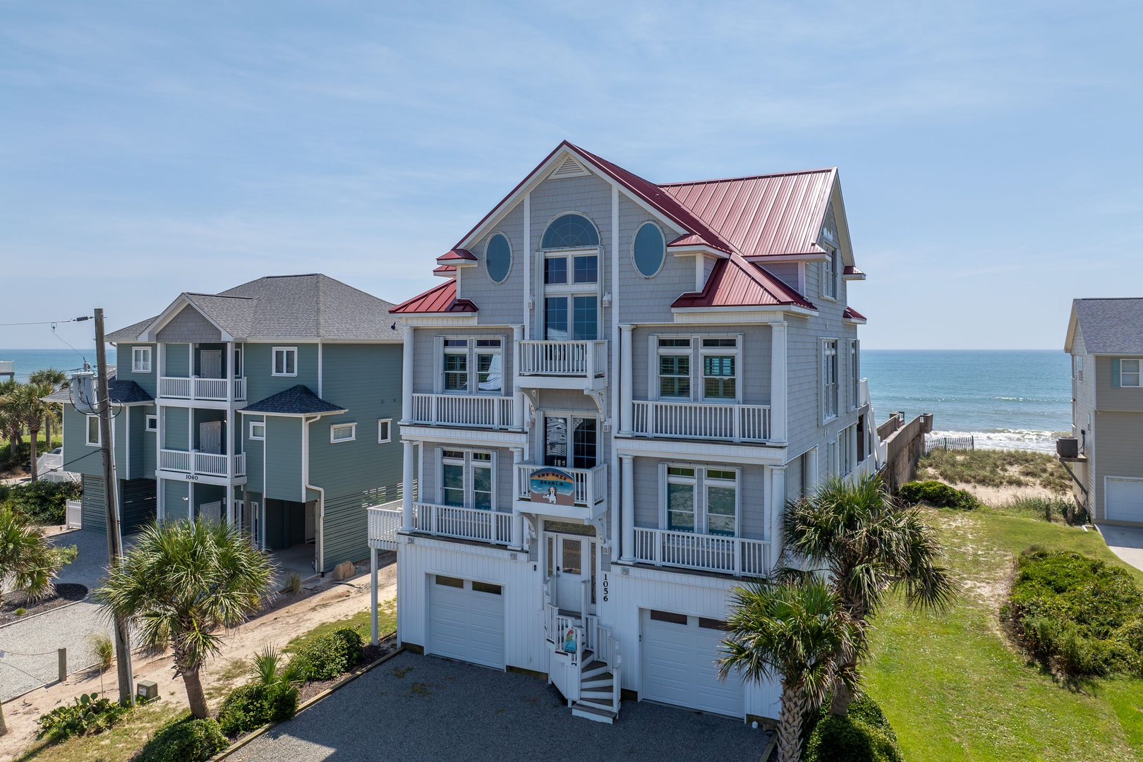 Front Exterior and Ocean