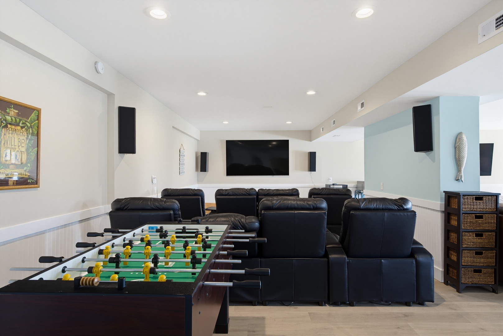 Foosball and recliners
