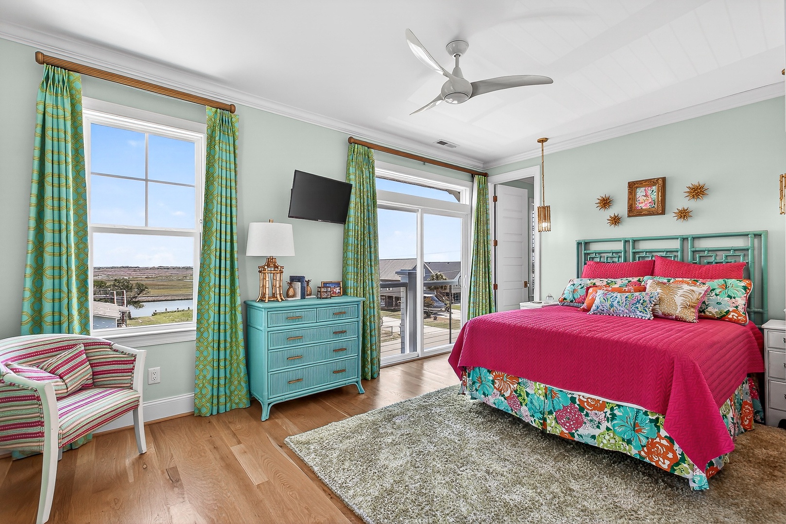 Waterfront bedroom