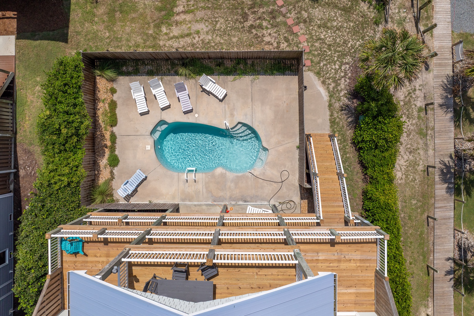 Aerial Decks Pool
