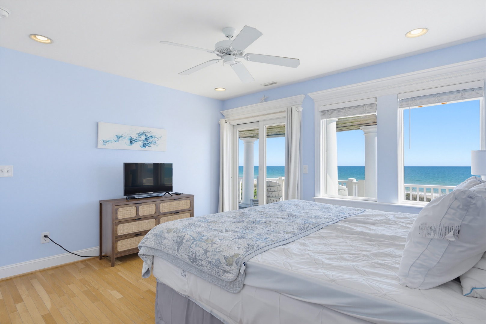 Oceanfront Bedroom View