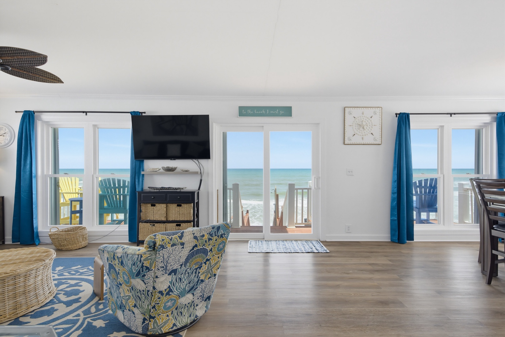 Ocean-view living room