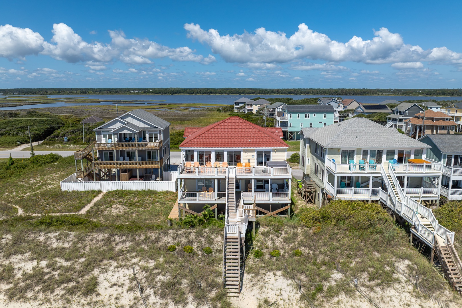 Oceanfront Home Aerial