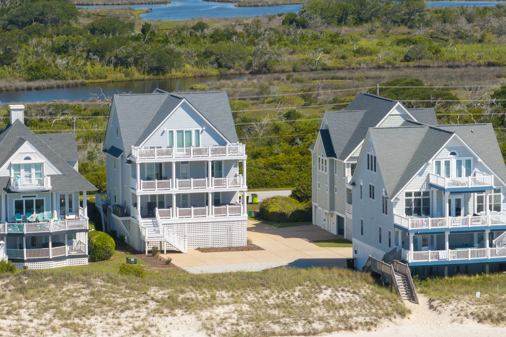 Marshside Home Aerial
