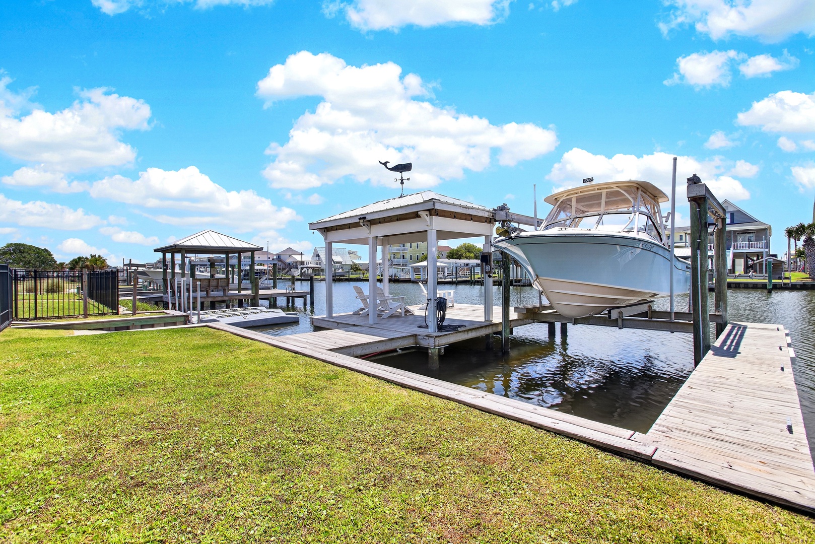 Private boat dock