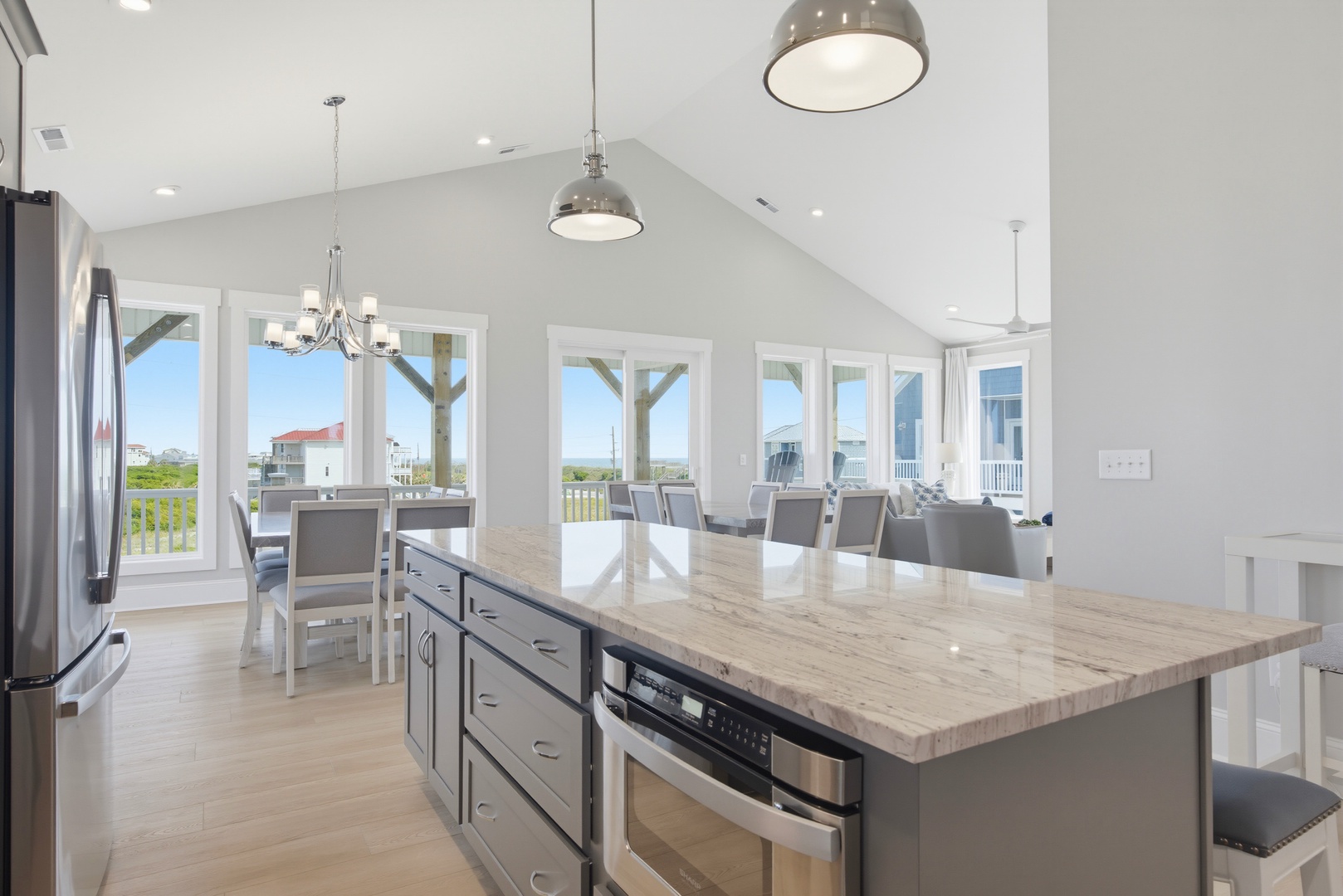 Kitchen Island View