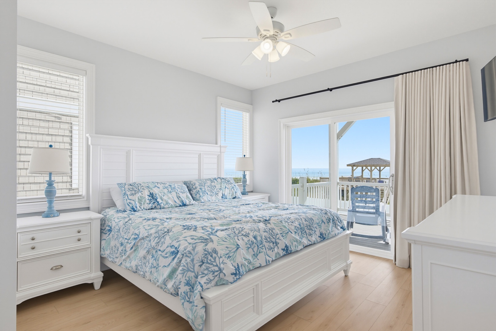 Ocean view bedroom