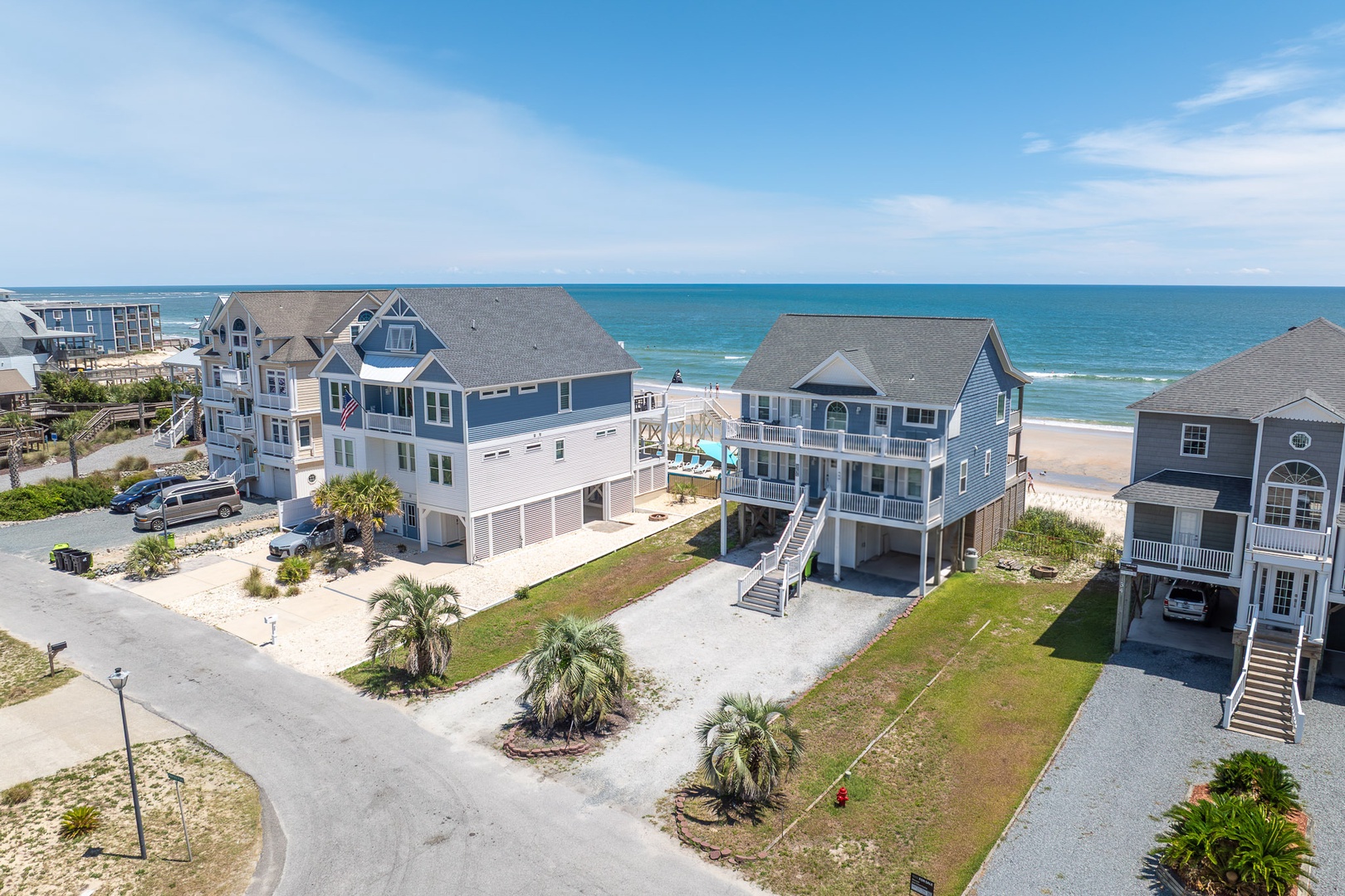 Aerial Front Neighborhood