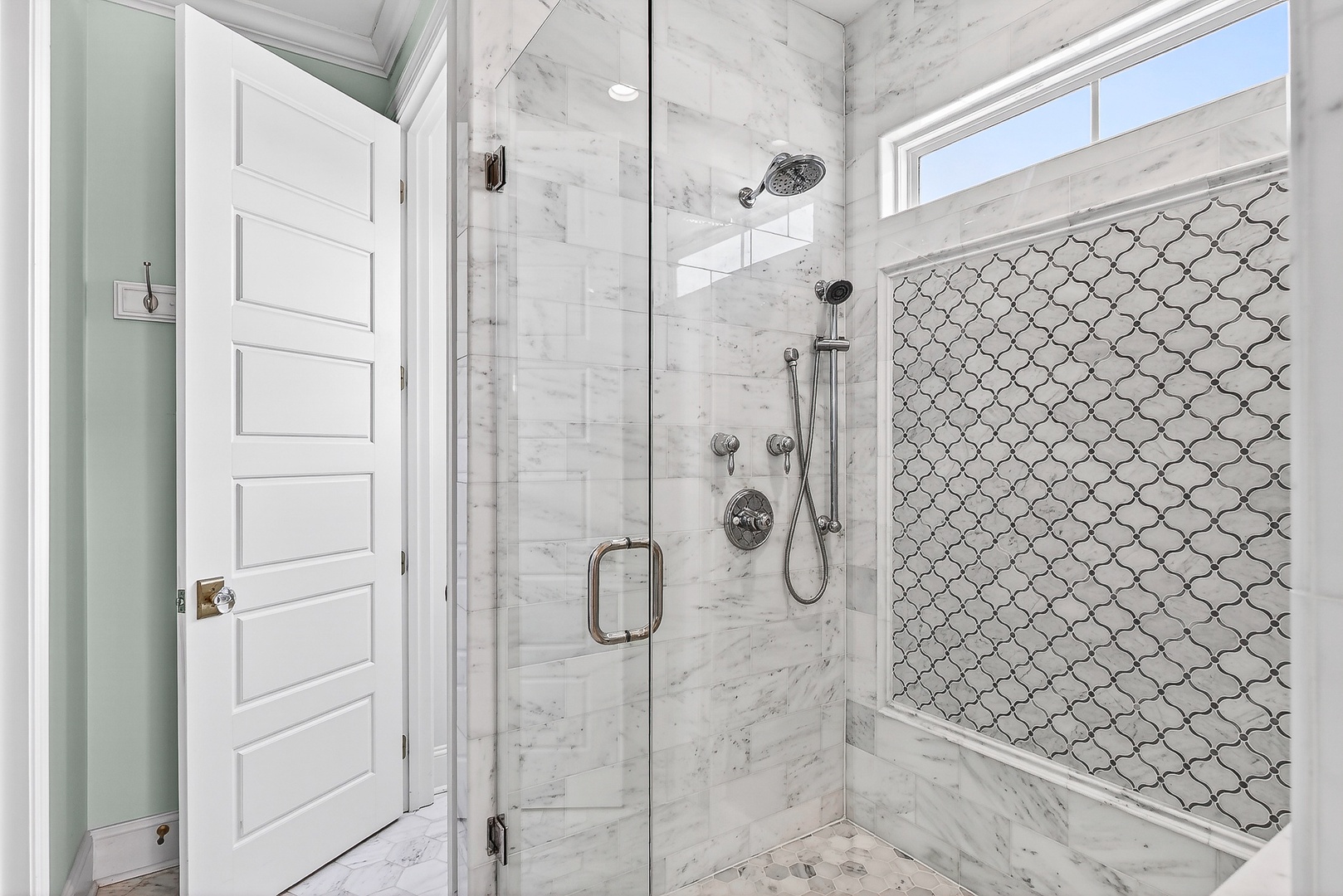 Marble shower