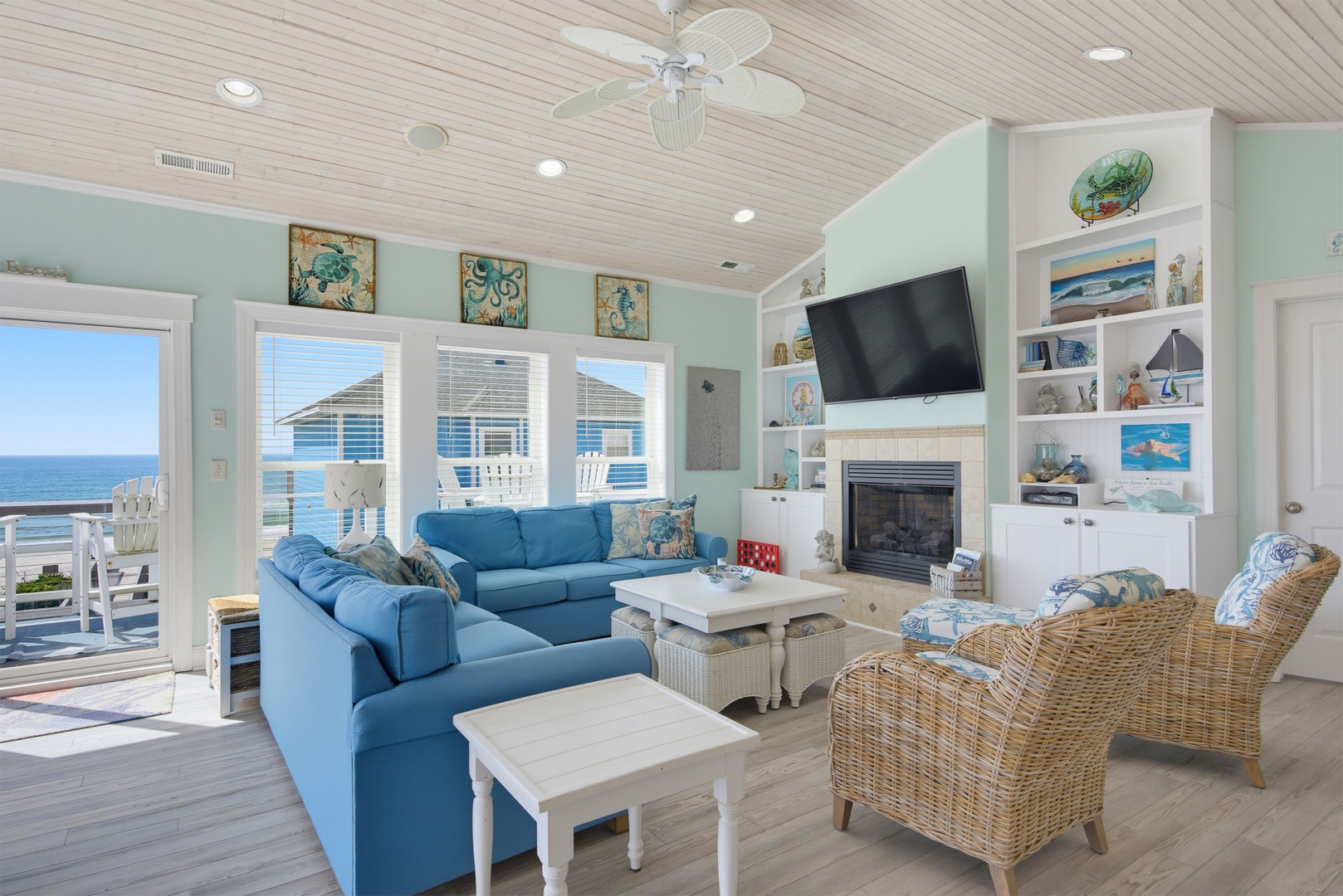 Oceanfront Living Room