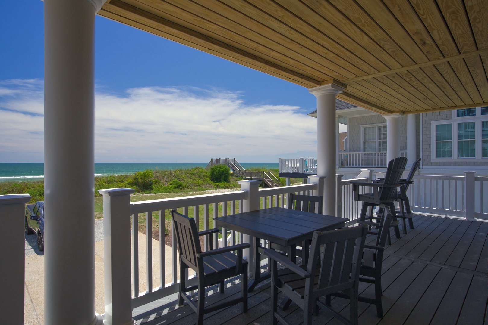 Covered Deck Seating