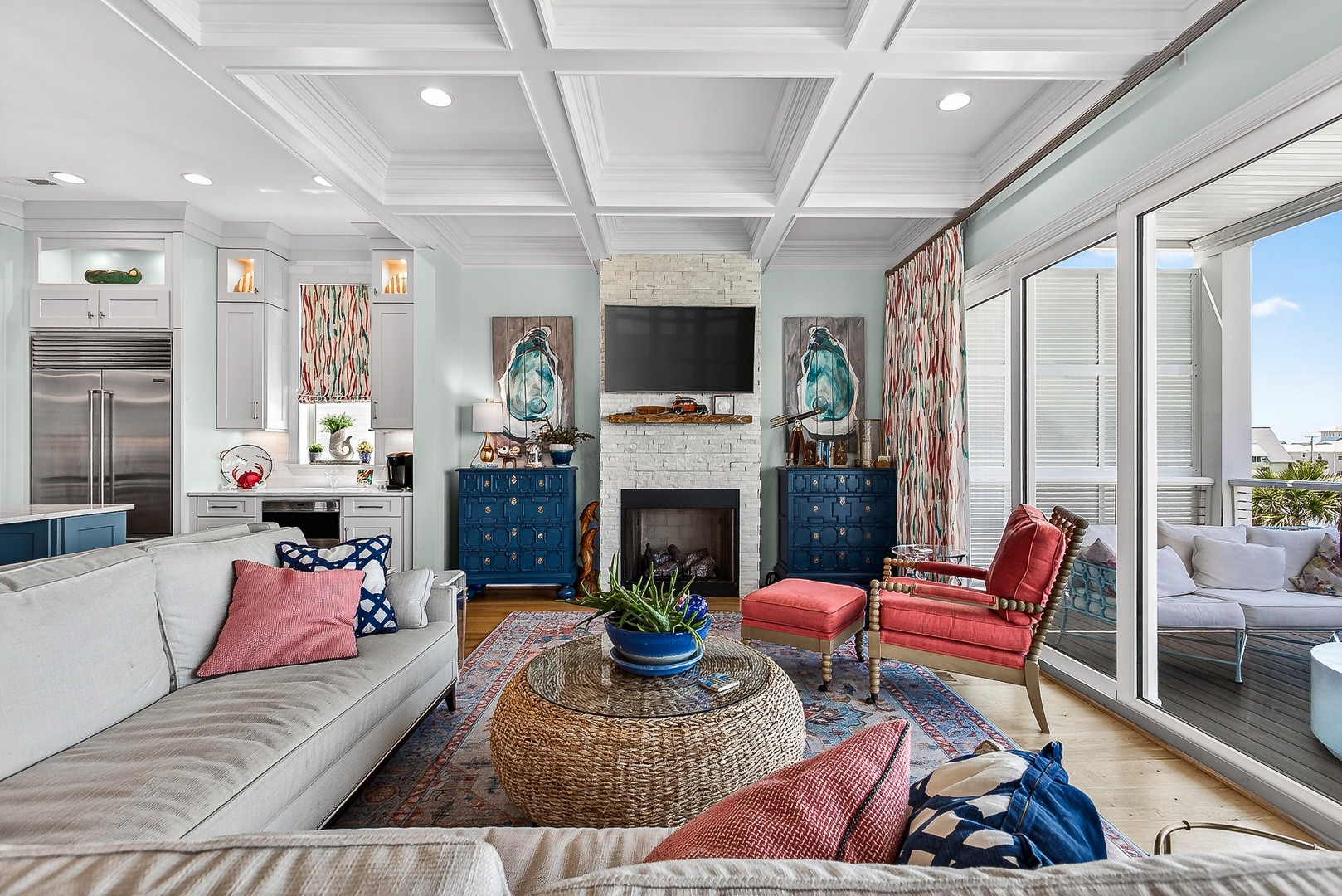 Fireplace living room