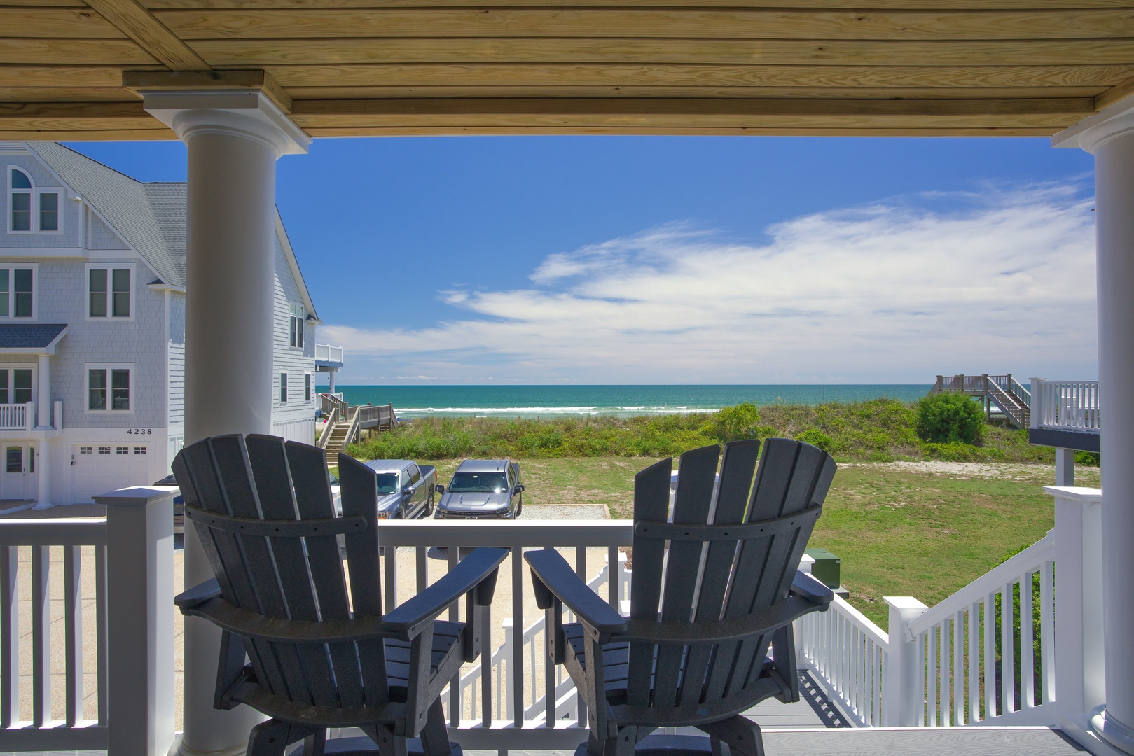 Centered Deck Chairs