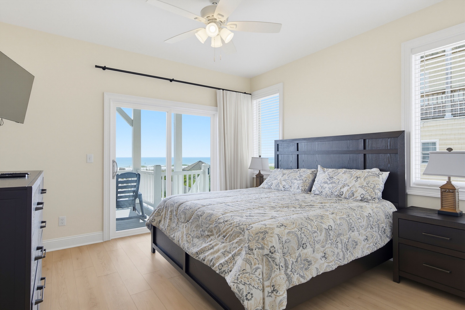 Ocean view bedroom
