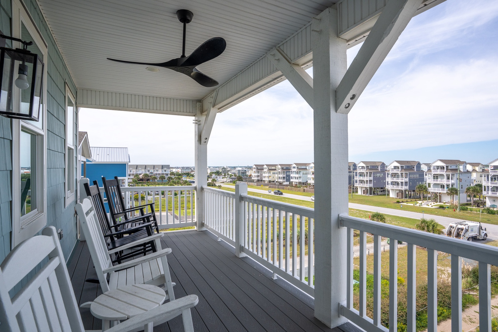 Street side porch