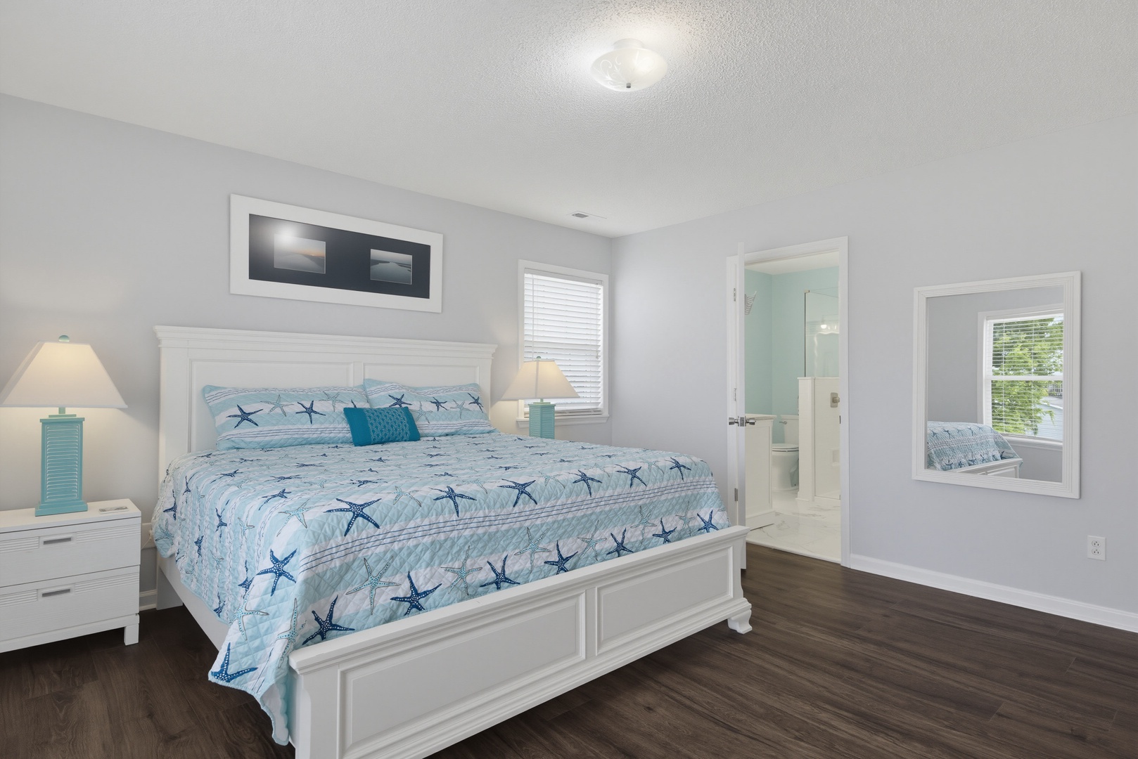 White Bedroom Angle