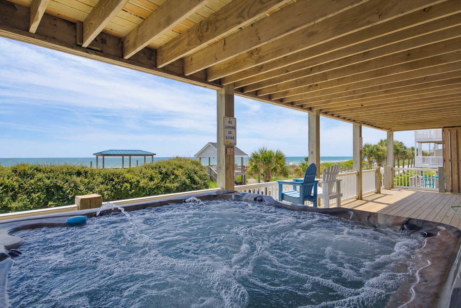 Oceanfront Hot Tub