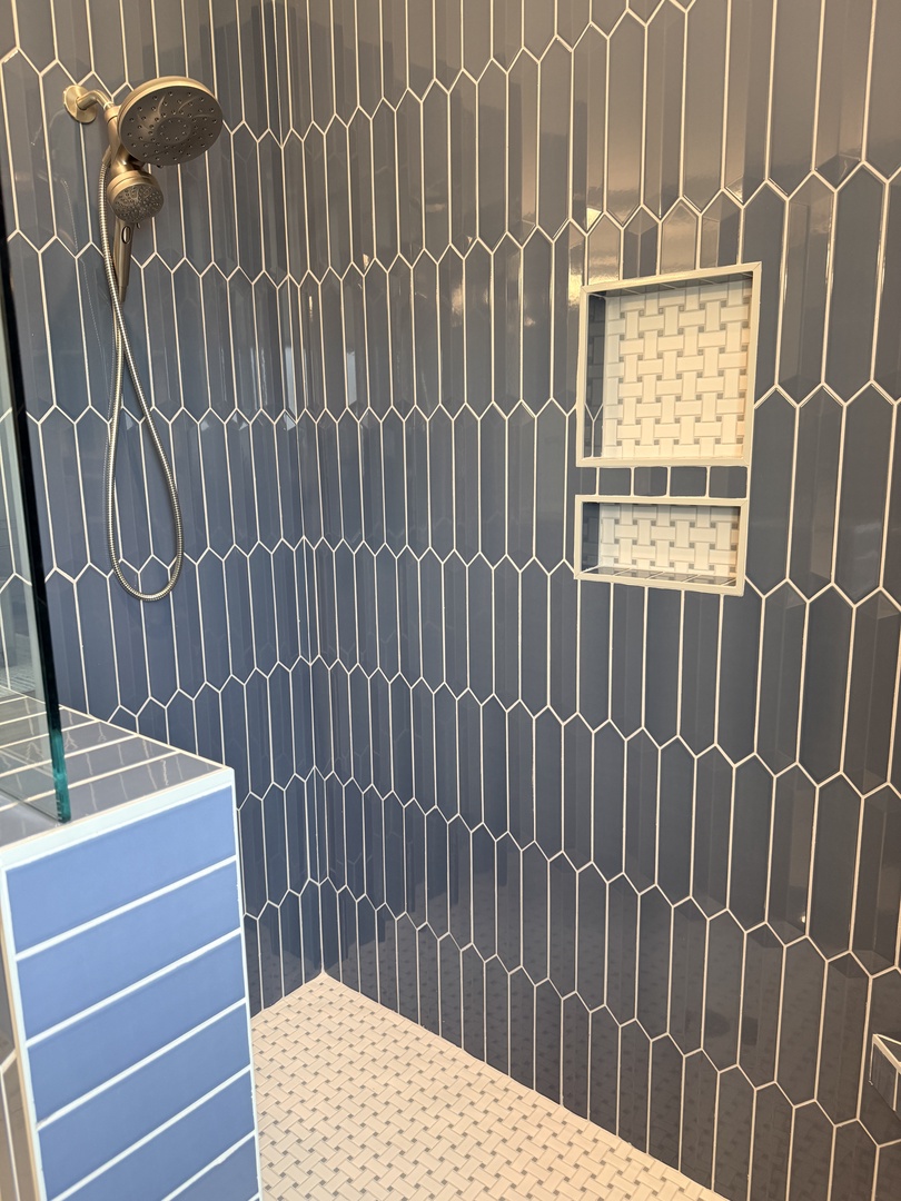 Tile bathroom