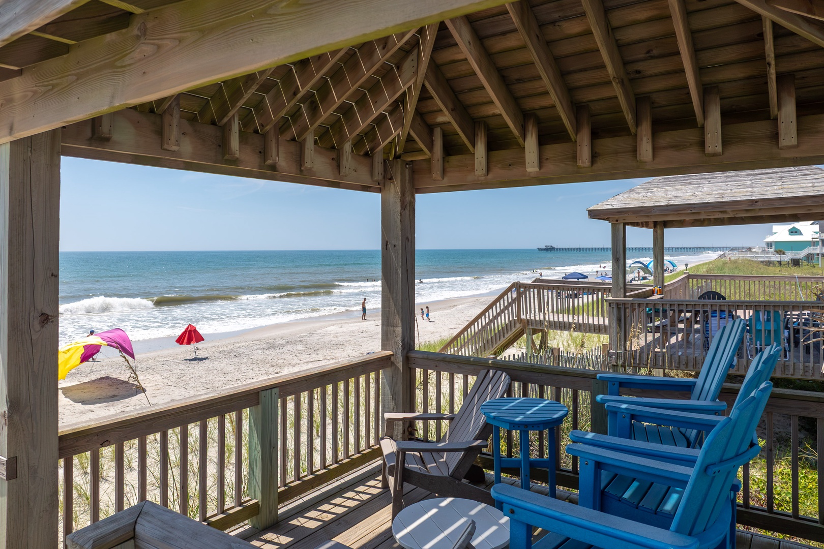 Covered Oceanfront Seating