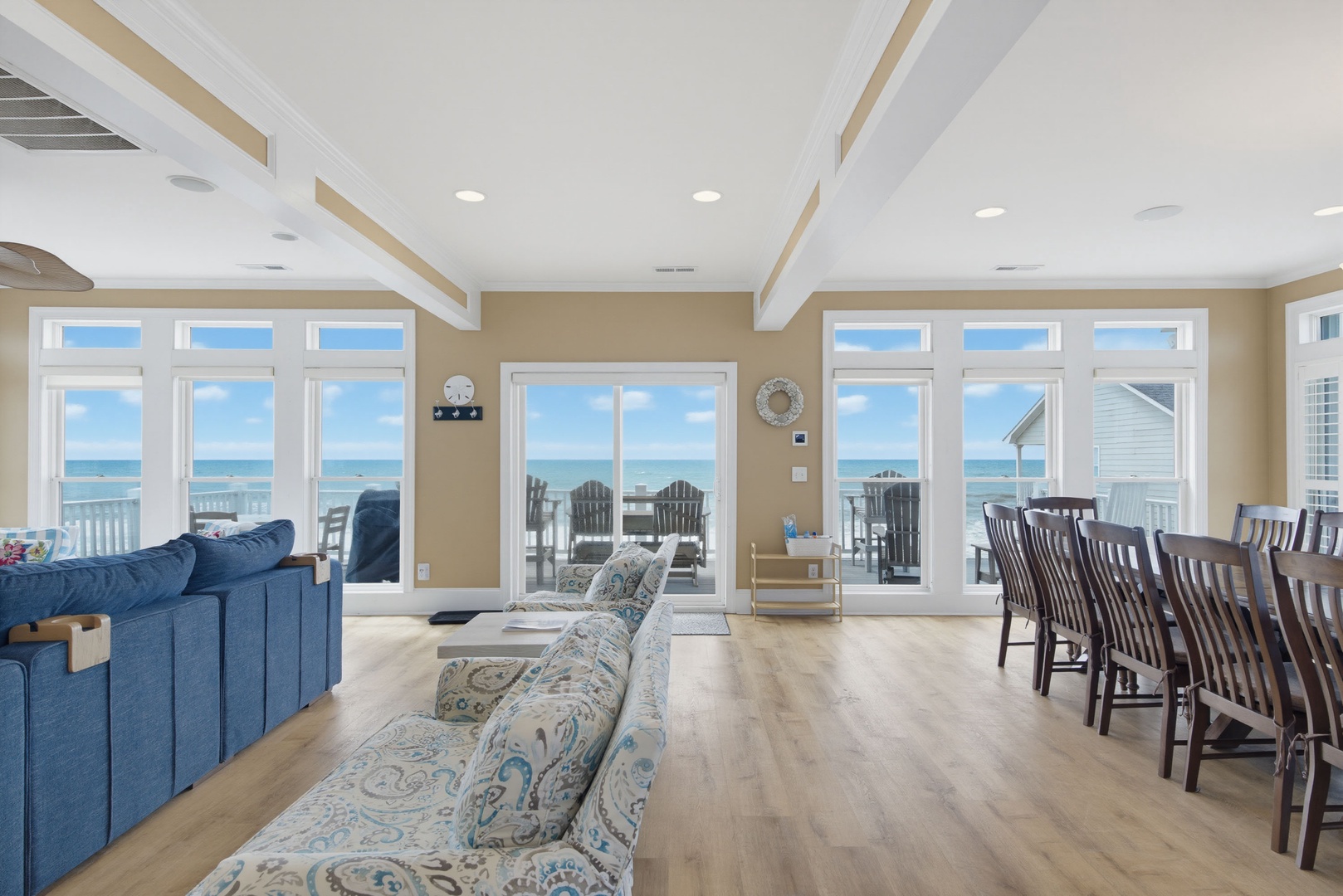 Open Living and Dining