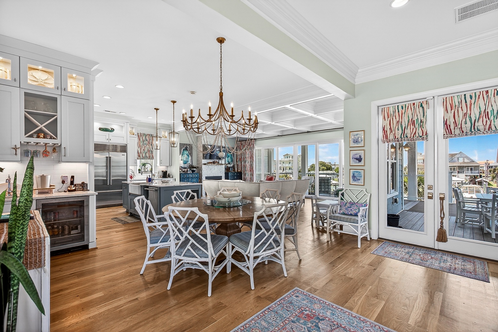 Open-concept living area