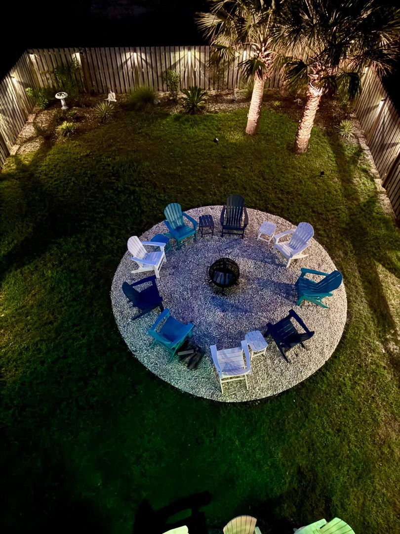 Firepit overhead