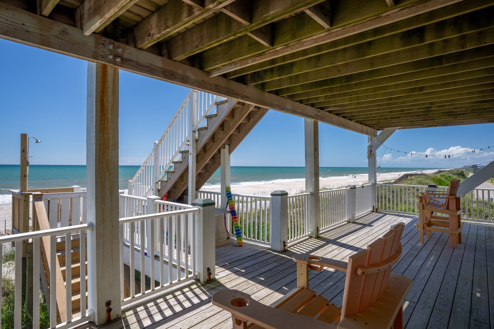 Covered Oceanfront Deck