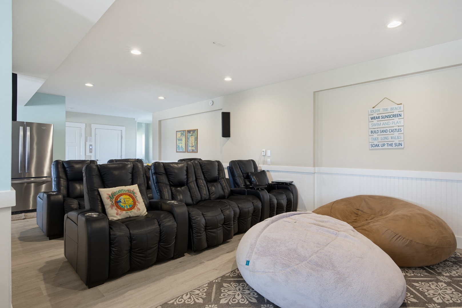 Theater recliner seating