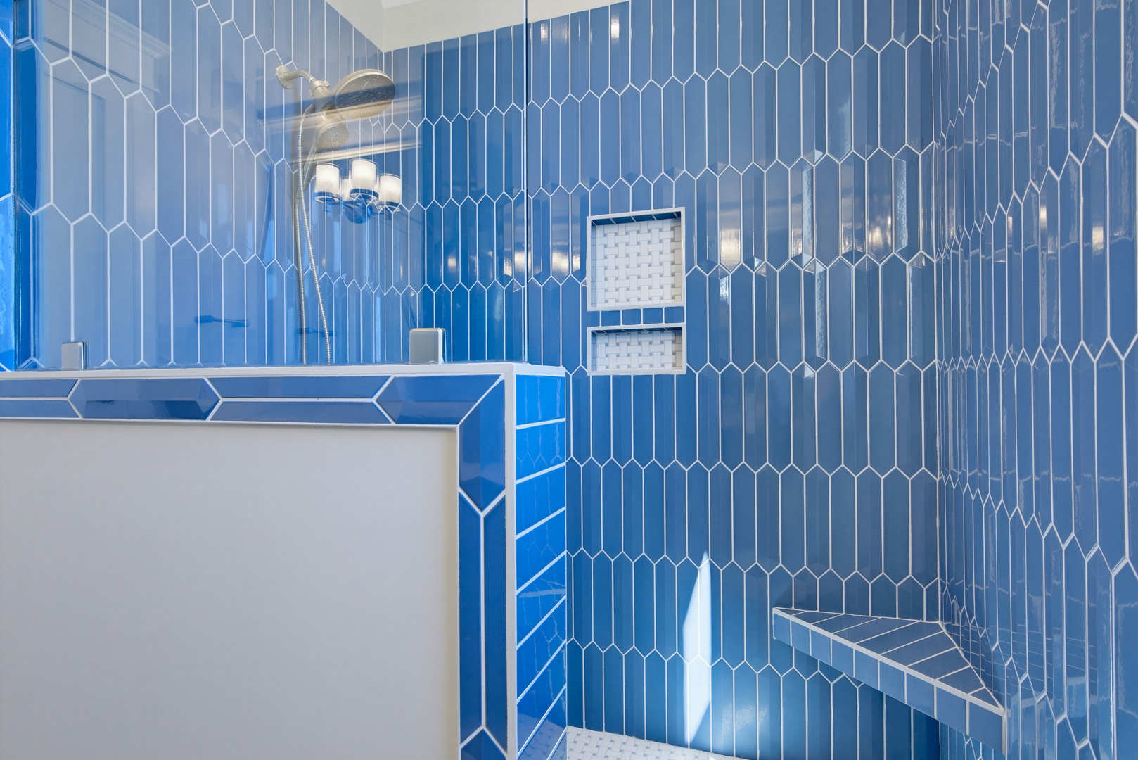 Blue Tile Shower